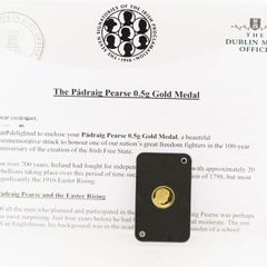 Padraig Pearse Commemorative Gold Proof Coin