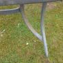 Garden table and 4 chairs outdoor glass Image 3