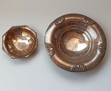 Two silver plated bowls