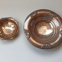 Two silver plated bowls