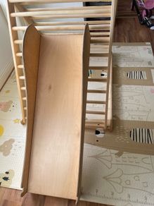 Large Home4dreams piklar triangle and slide climbing frame