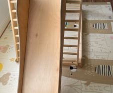 Large Home4dreams piklar triangle and slide climbing frame
