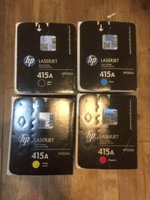 set of 4 HP 415A Colour Toners