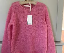 Designer Inwear womens bubble gum pink jumper mohair and wool jumper BRAND NEW