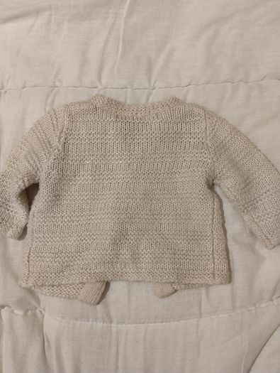 Next Blue Denim Skirt & Gap wool cardigan