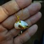 Vintage Shell Pendant and Necklace Image 5
