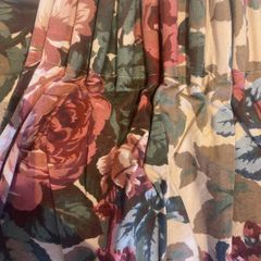 Vintage Floral Curtains