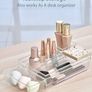 NEW SALE | 14 Pcs Kitchen Drawer Organiser Storage Trays for Makeup Bedroom Office, Desk Versatile, Plastic, Clear Image 4