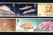 1994 Isle of Man Europa Discoveries of Edward Forbes (marine biologist) Commemorative Stamp Mint Never Hinged (MNH).