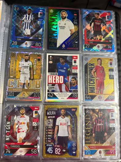 football cards + binders (offers Welcome )