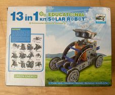 BNIP SIMPIM Educational Solar Robot Kit 13 In 1 Green Energy Age 8+