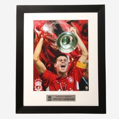 Steven Gerrard signed Frame