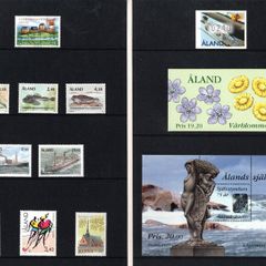 1997 Aland Commemorative Stamps Year Pack Mint Never Hinged