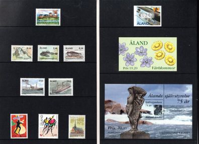 1997 Aland Commemorative Stamps Year Pack Mint Never Hinged