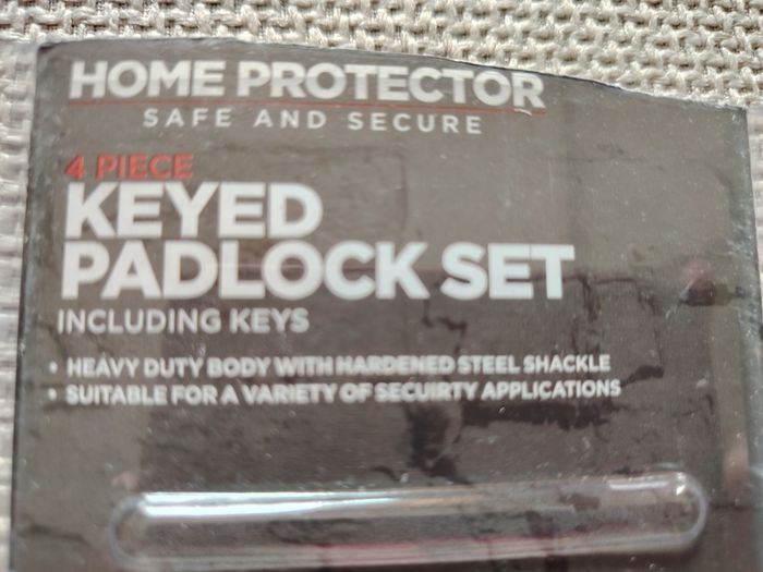 Keyed Padlock Set