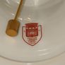 Limoges "Castel" porcelain Bell red with gold details Image 5