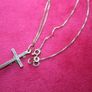 9ct Yellow Gold 375 Pendant Cross on a 9ct Yellow Gold 375 Chain Necklaces 3,5g Image 4