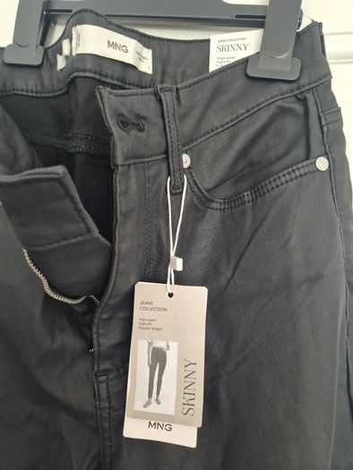 Mango Leather Trousers