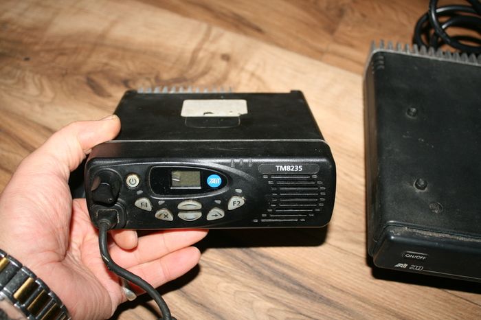 Tait TM8235 VHF 174-225 MHz - 2 Way Portable Radio and Tait T2000 Desktop Power Supply For Base Radio
