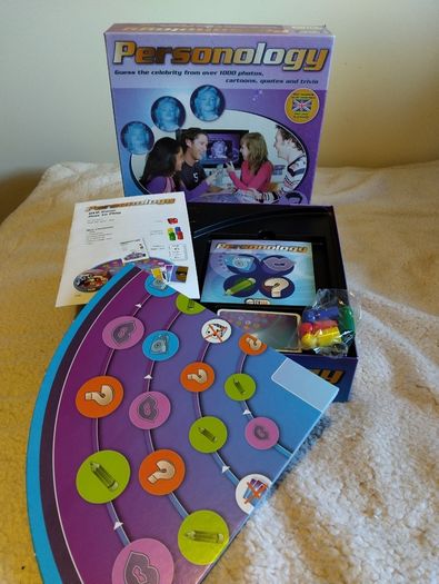 Personology Dvd Trivia Board Game, guess the celebrity,