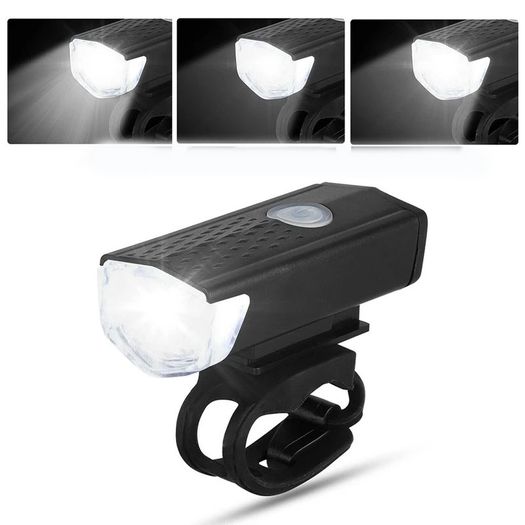 Bike Light, USB LED Rechargeable, Front and rear, Headlight Lamp Flashlight Cycling Safety Warning Light
