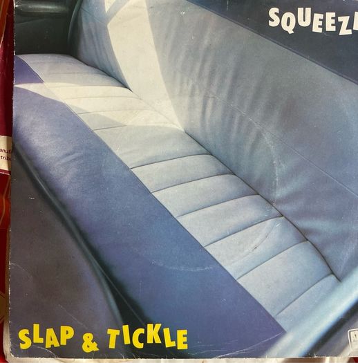 Squeeze slap and tickle limited edition red vinyl record in picture sleeve in vg+ condition