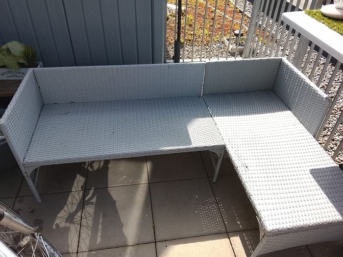 Small outdoor corner sofa