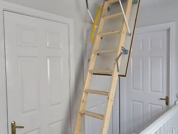 Attic stairs/ attic ladder and flooring supplied and fitted