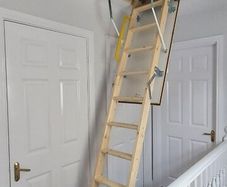 Attic stairs/ attic ladder and flooring supplied and fitted