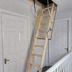 Attic stairs/ attic ladder and flooring supplied and fitted