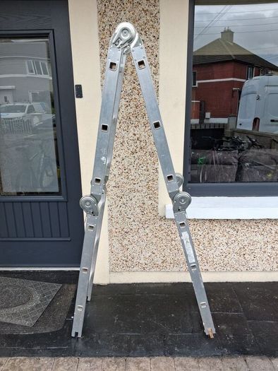 Four piece folding ladder