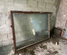 Vintage Hardwood Windows  Reclaimed from 1970s Bungalow