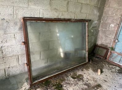 Vintage Hardwood Windows  Reclaimed from 1970s Bungalow