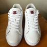 K-Swiss White Leather Court Shoes Image 2