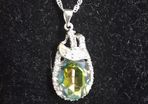 Sterling Silver Gem Pendant