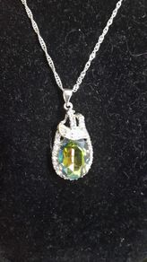 Sterling Silver Gem Pendant