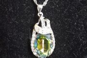 Sterling Silver Gem Pendant
