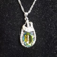 Sterling Silver Gem Pendant