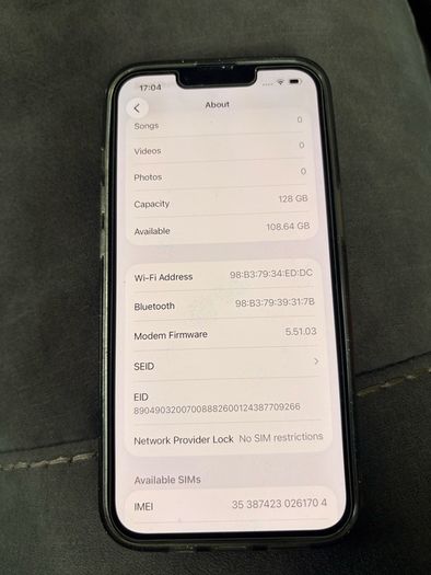 iPhone 13 128gb