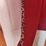 Burgundy leopard print elastic pants  size UK16/18 EU44/46 Postage included Image 2