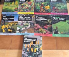 Nine gardening books by Dr. D.G. Hessayon