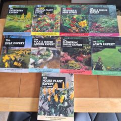 Nine gardening books by Dr. D.G. Hessayon
