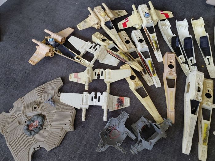 Vintage Original Star Wars toy parts massive lot