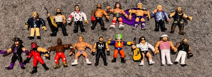 WWE retro various figures