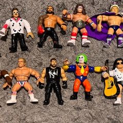 WWE retro various figures