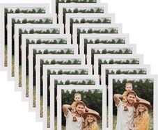 Hoikwo Multi 7x5 Photo Frames Set of 18, 5x7 White