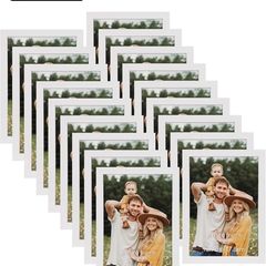 Hoikwo Multi 7x5 Photo Frames Set of 18, 5x7 White