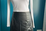 Noisy May faux leather skirt. Size M