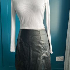Noisy May faux leather skirt. Size M
