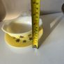 Vintage Yellow Snowflake Patern Pyrex Gravy Boat Image 8